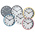 Orium Black Analog Wall Clock, 300mm Diameter