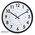 Orium Black Analog Wall Clock, 300mm Diameter
