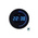 Orium Black Analog Wall Clock, 300mm Diameter