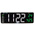Orium Black Radio Controlled LED Wall Clock