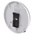 RS PRO White Radio Controlled Analog Wall Clock, 300mm Diameter