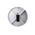 RS PRO White Radio Controlled Analog Wall Clock, 420mm Diameter