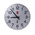 RS PRO White Radio Controlled Analog Wall Clock, 420mm Diameter