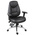 RS PRO Black Faux Leather Executive Chair