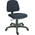 RS PRO Black Fabric Typist Chair