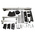 StarTech.com Floor Mounting Mobile TV Stand for 1 x Screen, 75in Screen Size