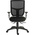 RS PRO Black Fabric Typist Chair, 150kg Weight Capacity