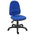 RS PRO Blue Fabric Typist Chair