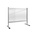 Legamaster Transparent Office Divider, 650mm Height, 1000mm Width