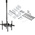 StarTech.com Ceiling Mounting Monitor Arm for 2 x Screen, 75in Screen Size
