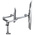 StarTech.com Desk Mounting Monitor Arm for 2 x Screen, 27in Screen Size