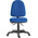 RS PRO Blue Fabric Lab Chair, 120kg Weight Capacity
