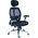 RS PRO Black Fabric Executive Chair, 150kg Weight Capacity