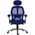 RS PRO Blue Fabric Executive Chair, 150kg Weight Capacity