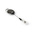Durable Black Metal Badge Reel With Snap Strap