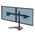 Fellowes Desk Mounting Monitor Arm for 2 x Screen, 27in Screen Size