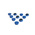 Eclipse White Board Magnet, Blue