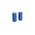 Eclipse White Board Magnet, Blue