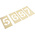 AT Brown 13 Piece Brass Stencil Numbers, 51mm Character Height