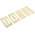 AT Brown 13 Piece Brass Stencil Numbers, 51mm Character Height