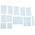 RS PRO White Self Adhesive Numbers, 75mm Character Height