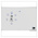 Legamaster White Board, 120cm Height, 180cm Width