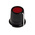 RS PRO 16.2mm Black, Red Potentiometer Knob for 6.35mm Shaft Splined