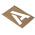 AT Brown 30 Piece Brass Stencil Letters, 76mm Character Height