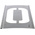 AT Brown 13 Piece Zinc Stencil Numbers, 102mm Character Height