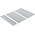 AT Brown 13 Piece Zinc Stencil Numbers, 102mm Character Height
