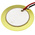 RS PRO SMD Diaphragm External Piezo Buzzer, 27 (Dia.) x 0.52mm, 30V ac Max