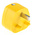 RS PRO ESD Earth Bonding Plug With 10 mm Stud, Banana Socket x 2