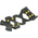 NA680XL | Nailers XL Black Thermoplastic Pull-On Ice Grips