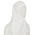 3M 446 White Yes Polyethylene Protective Hood, Resistant to Non-Hazardous Substances