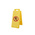 PP No Pedestrians Prohibition Sign, 640 x 280mm