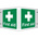 RS PRO First Aid Sign, H350 mm W200mm