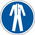 RS PRO Vinyl Floor Graphic Protective Clothing Sign With Pictogram Only Text, 400 x 400mm