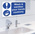 RS PRO PVC Mandatory Wash Hands Sign With English Text, 300 x 200mm