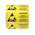 RS PRO Yellow Paper ESD Label, Attention Observe Precautions For Handling Electrostatic Discharge Sensitive Device-Text