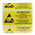RS PRO Yellow Vinyl ESD Label, Attention-Text 50 mm x 25mm