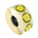 RS PRO Yellow Vinyl ESD Label, Earth Ground Point-Text 36mm