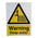 RS PRO Black/Yellow PVC Safety Labels, Warning Deep Water-Text 400 mm x 300mm