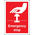RS PRO Vinyl Red Safe Conditions Label, Emergency Stop, English