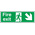 Plastic FIRE EXIT, Fire Exit, English, Exit Sign