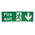 Vinyl FIRE EXIT, Fire Exit, English, Exit Sign