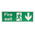 Plastic FIRE EXIT, Fire Exit, English, Exit Sign