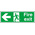 Vinyl FIRE EXIT, Fire Exit, English, Exit Sign
