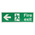 Vinyl FIRE EXIT, Fire Exit, English, Exit Sign