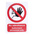 Vinyl No Unauthorised Access Prohibition Sign, No Admittance-Sign, English