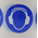 RS PRO Vinyl Mandatory Wear Ear Protection Sign With Pictogram Only Text
